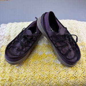 Merrell J007386 Womens Zip Up Slip On Sneakers Purple Size 7